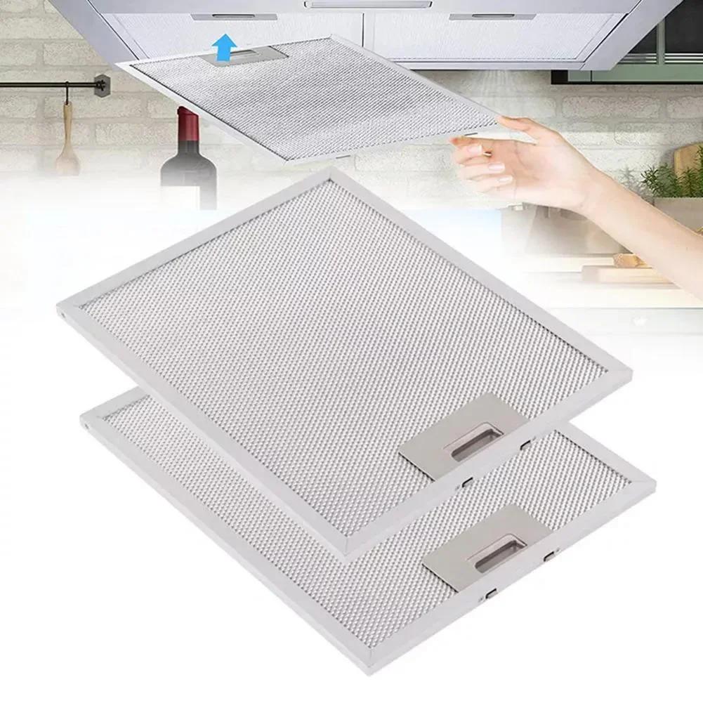 2 ks filtrů digestoře kovová mřížka odvětrávací filtr 32 x 26 cm kuchyňský digestoř olejový filtr digestoř tuk proti oleji bavlněný