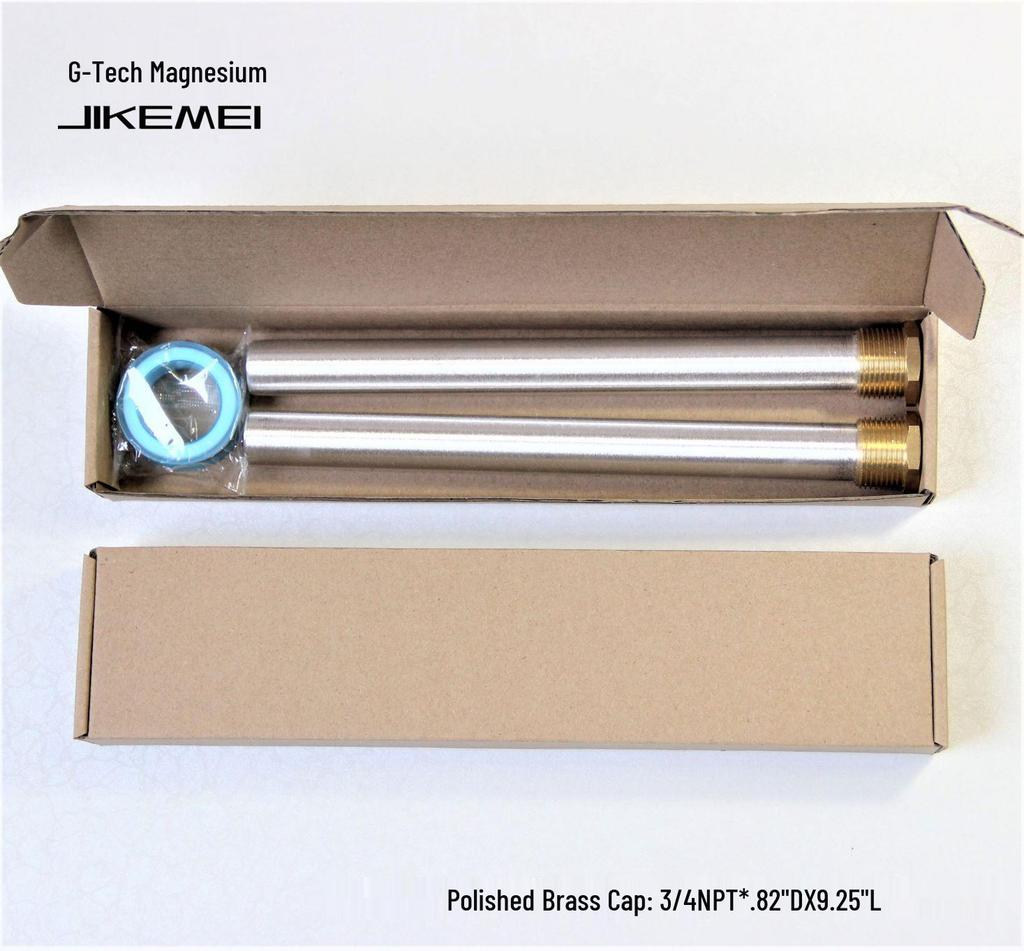 RV Water Heater Magnesium Anode Rod - 3/4 NPT US Standard, Two-Piece Set