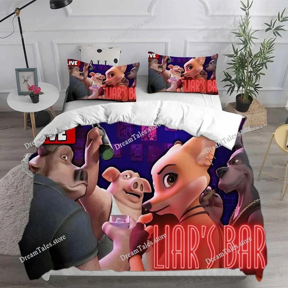 New Game Liar's Bar Bedding Sets Quilt Bed Cover Comforter Duvet Cover Pillow Case Kids Adult Bedroom Decoration Luxury Gift