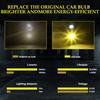 2 PCS EV15 H7 DC9-32V / 3000LM / 30W / 6000K+3000K IP65 Car LED Double Color Fog Light with 12LEDs CSP Lamp Beads