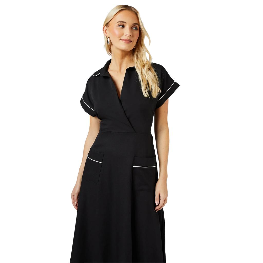 Principles Womens/Ladies Piped Tie Back Dress