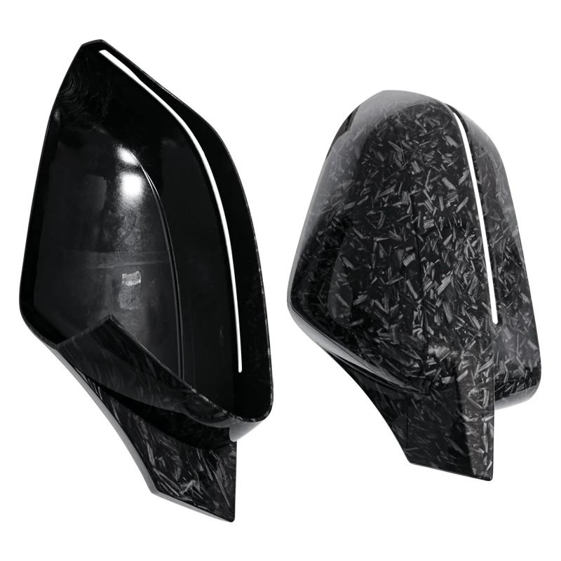 Side Wing Rearview Mirror Cover Cap for BMW 7 I7 I5 5 Series G60 G61 G68 G70 G90 2025-2025 M3 Carbon /Black High Quality Types