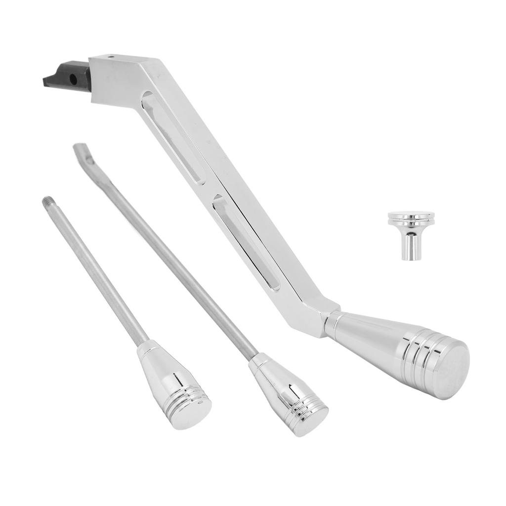 Alavanca de coluna de sinal de mudança de direção Aço inoxidável à prova de ferrugem galvanizado polido Billet Shifter Alavanca