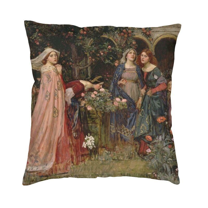 John William Waterhouse The Soul Of The Rose Pillow Case 45x45cm Decor Home Vintage Oil Painting Chair Cushion Square Pillowcase