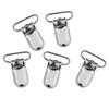 Heavy Duty Metal Clips Great For Suspenders, Pacifiers, DIY Craft - 5 Pieces