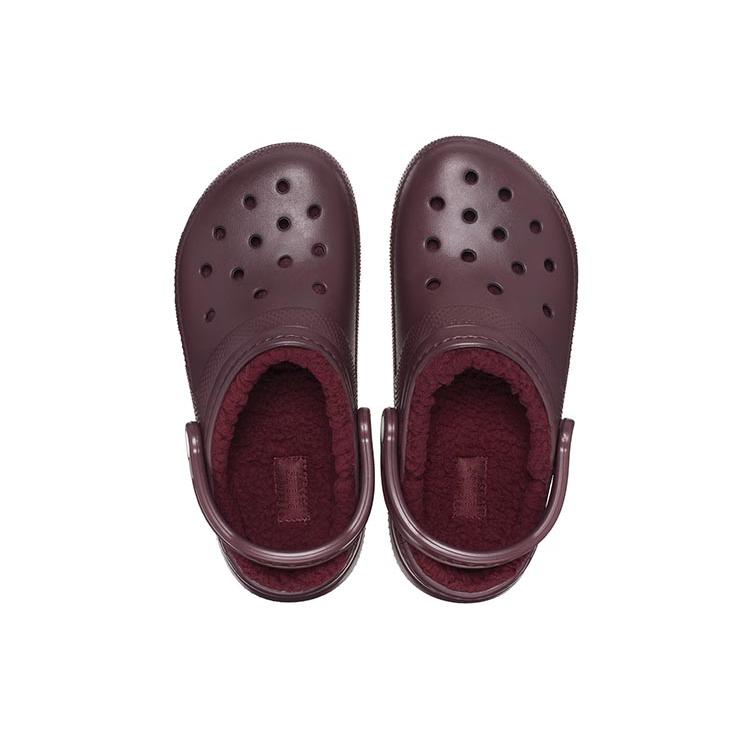 Crocs Classic Lined Clogs 'Dark Cherry' 203591-6WD