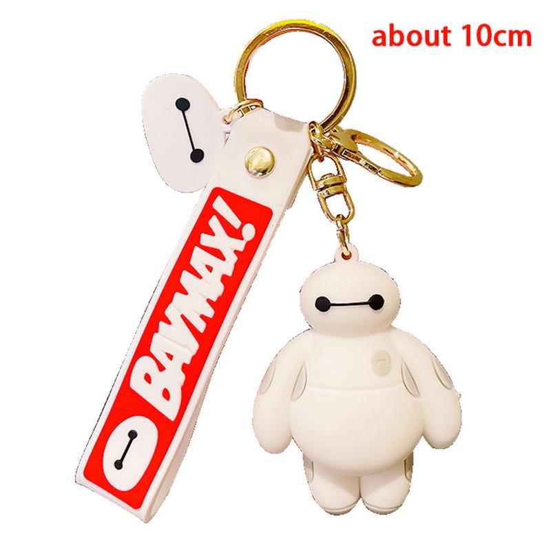 Přívěsky na klíče Big Hero Kreslený Baymax Panenka Přívěsek Kroužek na klíče Pro Chlapce Dívky Figurka Doplňky Dárky