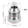 AN3 AN4 AN6 AN8 AN10 AN12 Stainless Steel Straight Male Weld Fitting Adapter Weld Bung Nitrous Hose Fitting HR069 Fuel System Fittings7