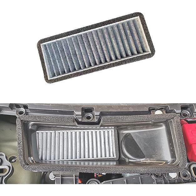 For Tesla Model 3 2021 2022 Car Intake Air Filter Melt Blown Fabric Flow Vent Cover Trim Dust Prevention Intake Cover