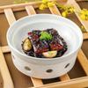 Farmhouse Tujia Ceramic Stove Candle-Heated Seafood Platter & Stir-fry Heat Preservation Plate