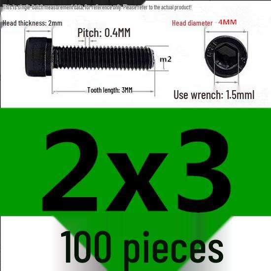High-Strength Grade 12.9 Internal Hex Head Screws M1.4-M20