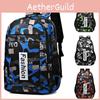 Printed Backpack Large Capacity Leisure Outdoor Travel Schoolbag