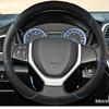 Schwarze Kunstleder-Lenkradabdeckung für Suzuki Vitara 2015- Celerio 2015- SX4 S-CROSS