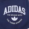 Adidas Alphabetic Stripe Print Mid-Waist Casual Shorts Women Bottoms Navy-Blue JH1224