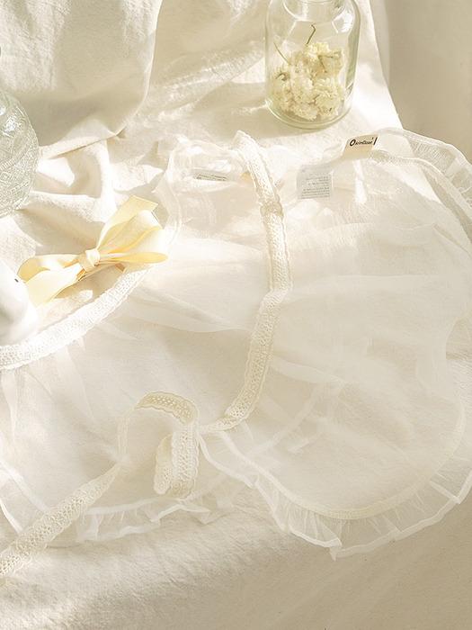 arimcloset очаровательный - детский фартук из органзы cute cream