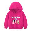 KPop Demon Hunters Hoodie Girls Kids Hooded Sweatshirt  Girls Pullover Hoodies Polyester Outerwear Children's Clothing
