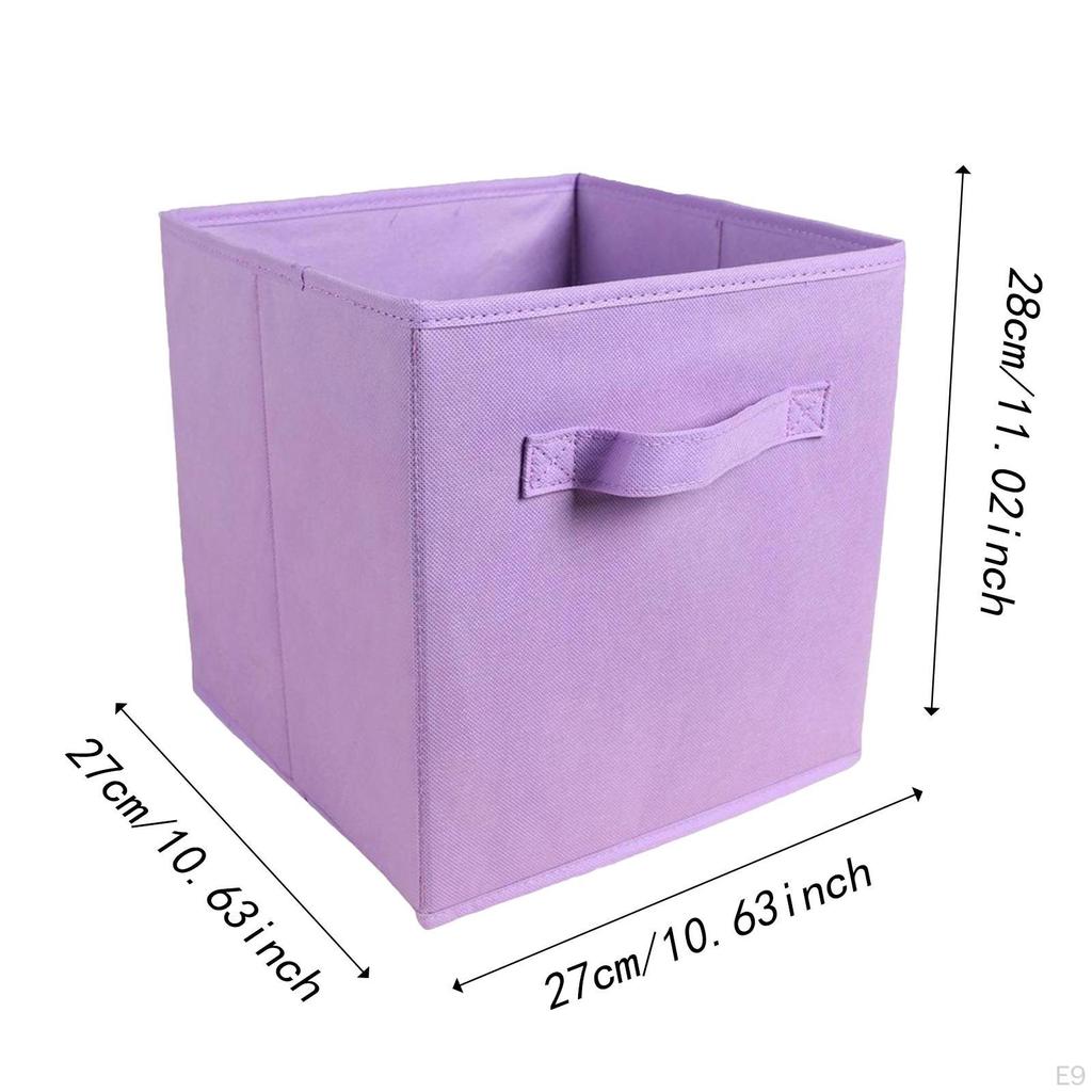 Storage Cube Art Craft Supplies Books Organizer Laundry Hamper Foldable Basket for Study Desk