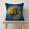 Биткоин Крипто Криптовалюта Btc Персонализированная Подушка Чехол от Пыли Спальня Дети Вечеринка Украшение Наволочка День Рождения Дети