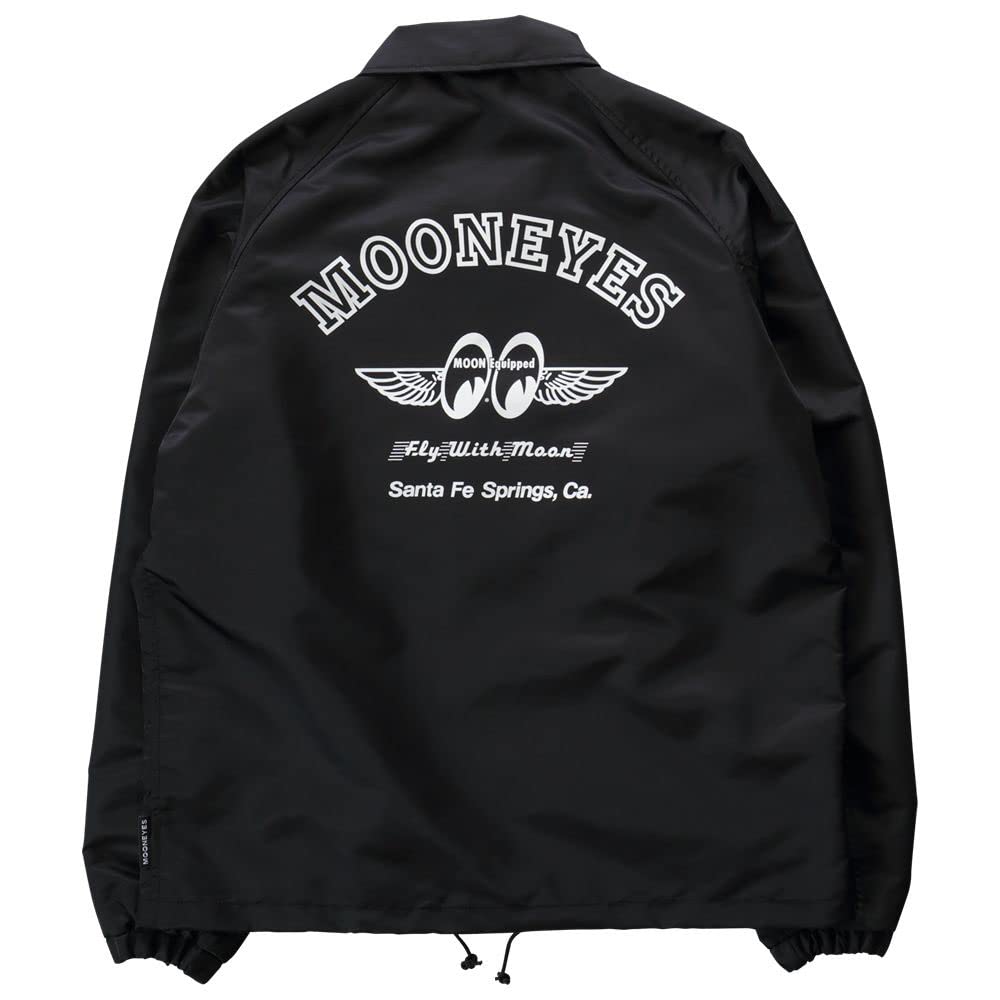 

Coach Jacket for Motorcycle Size [Mooneyes] Riding, Black, M, OMJ-028 чёрный