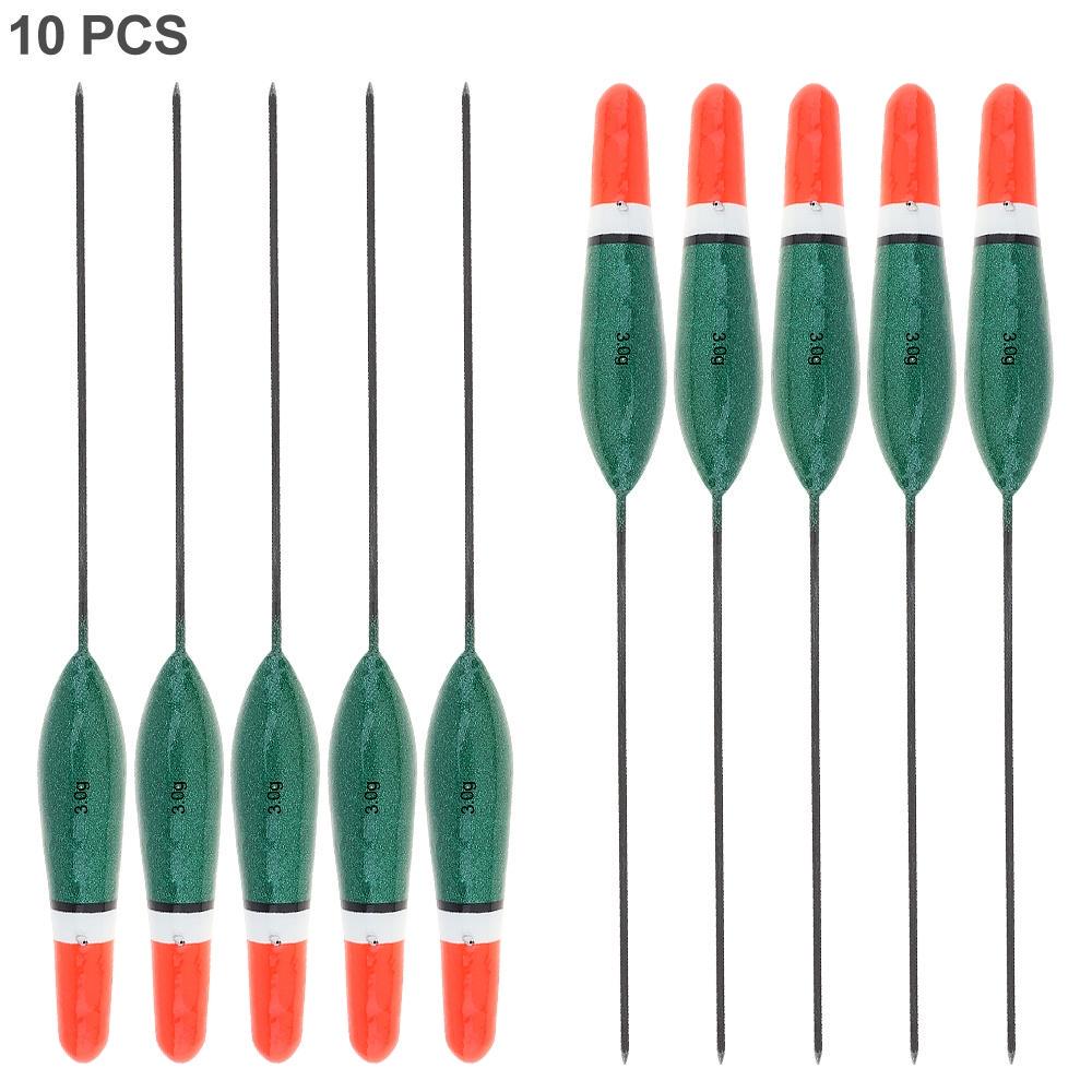 

Рыболовные поплавки.10 шт 10pcs зелёный