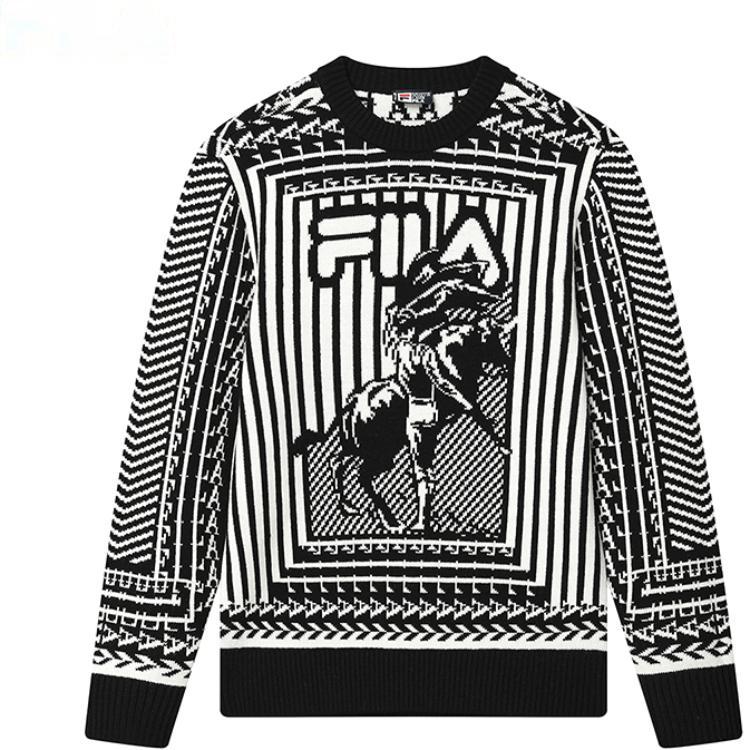 

Новые мужские черные свитеры FILA F11M318402F-ZA XL