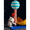 Space capsule cat climbing frame cat nest integrated cat small apartment sisal cat shelf cat scratching column tree does not occupy cat toys