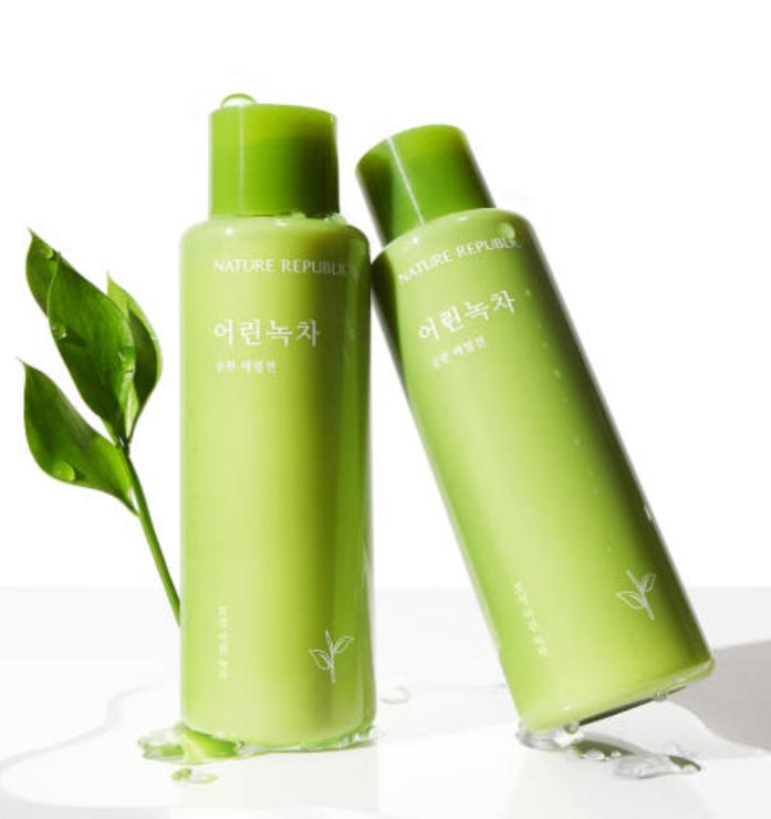 Nature Republic Mild Green Tea Emulsion – 155ml | Lightweight Moisture for Sensitive Skin