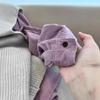 2025 Women's High-End Purple Corduroy Shirt & Knitted Vest Set