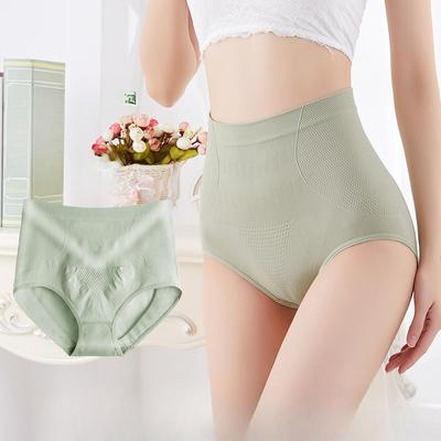 Intimo Donna a Nido d'Ape Vita Alta Vita Comoda Modellante Sollevamento Corpo Glutei Taglie Forti Culotte a Triangolo