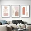 Blush Pink Abstract Geometric Scandinavia Wall Art Aesthetics Print Canvas Painting Posters for Living Room Modern Home Decor