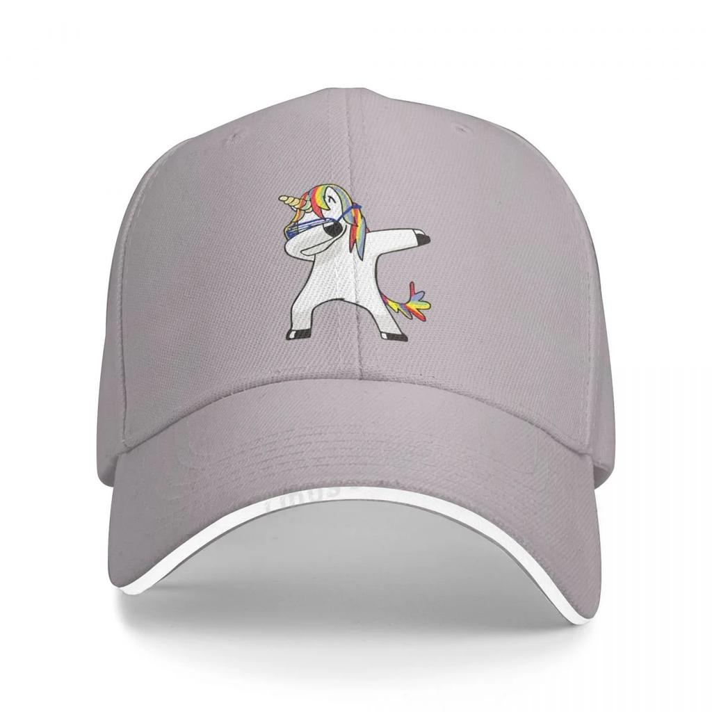 New Summer Dabbing Cap Fashion Unicorn Print Men Baseball Cap Unisex Funny Dabbing Unicorn Hip Hop Adjustable Dad Hat Bone