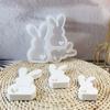 Rabbits Molds Casting Molds Plasters Molds Easters Silicone Mould Ornament Molds Castings Molds Epoxy Resin Molds