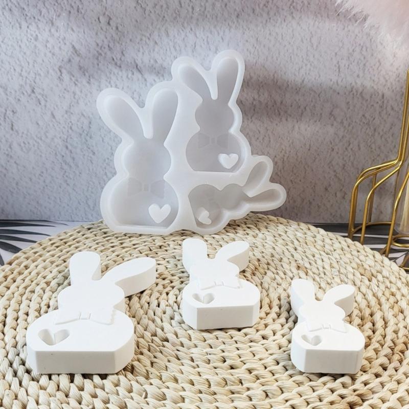 Rabbits Molds Casting Molds Plasters Molds Easters Silicone Mould Ornament Molds Castings Molds Epoxy Resin Molds