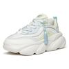 New Anta Claw Cushioning Anti Slip And Wear Resistant Low Top Chunky Sneakers Women's White Green Blue 922048894-13