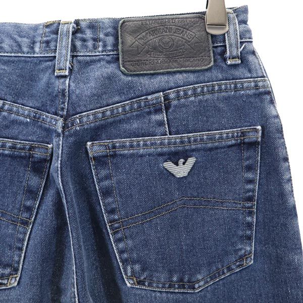 Armani Jeans Vyrobeno v Itálii džínové kalhoty s vysokým pasem W28 Dámské Použité