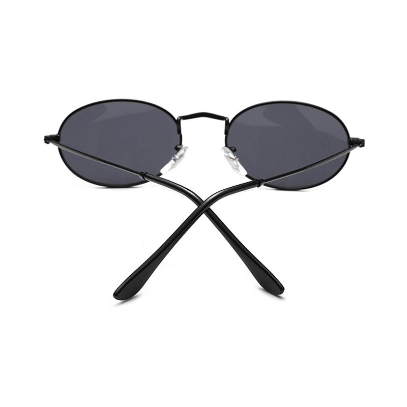 RMM new retro oval sunglasses ladies bright color street shoot cute sexy retro oval sunglasses gold black