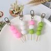Acrylic Keyring Simulated Meatball String Keychain Food Model Pendant Accessory