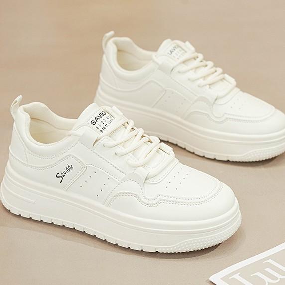 Thick-soled Color Matching Little White Shoes Women's Spring and Autumn Versatile Sports and Leisure Little White Shoes