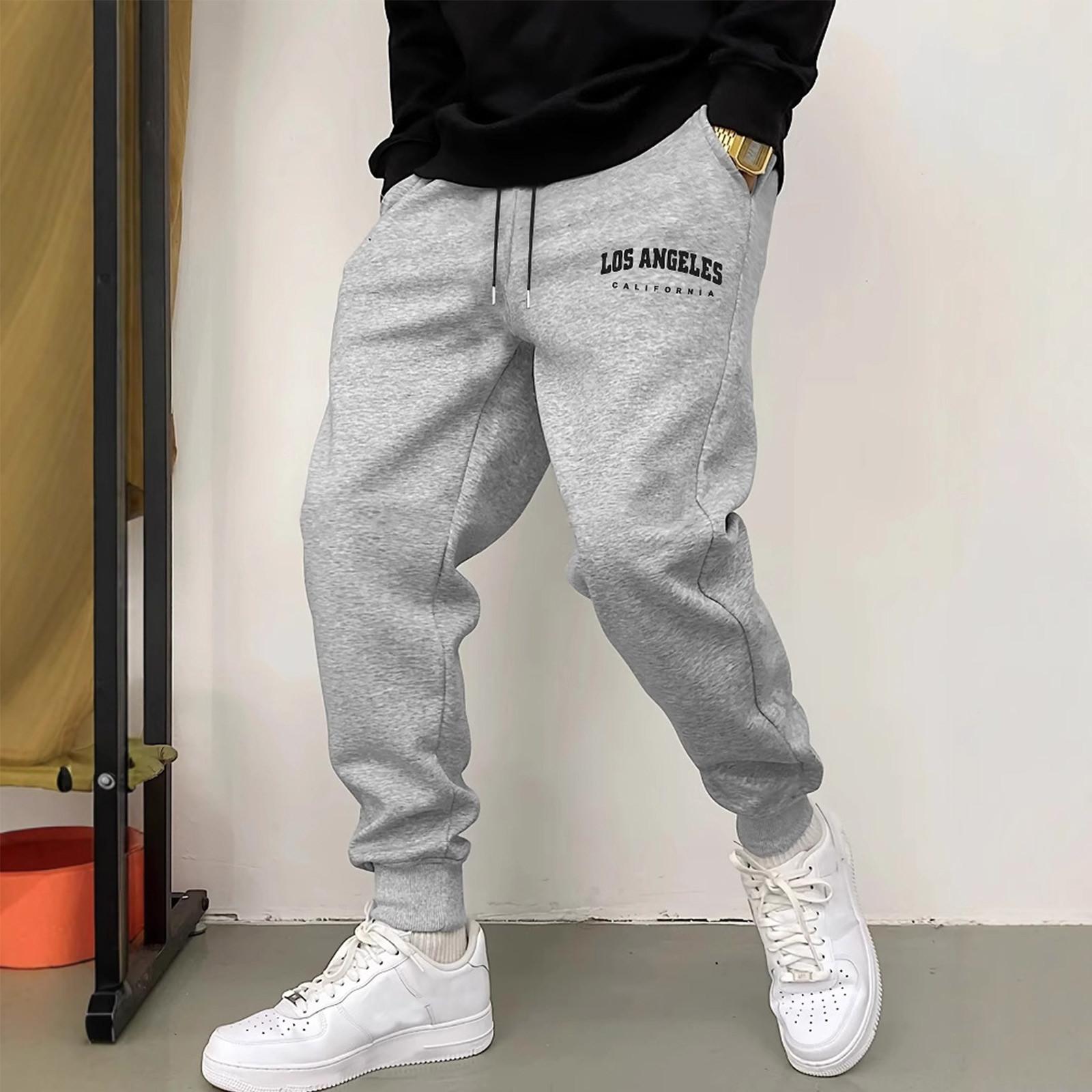 

Men s And Women s Casual Sportswear Straight Pants Fashionable Letter Print Pants M