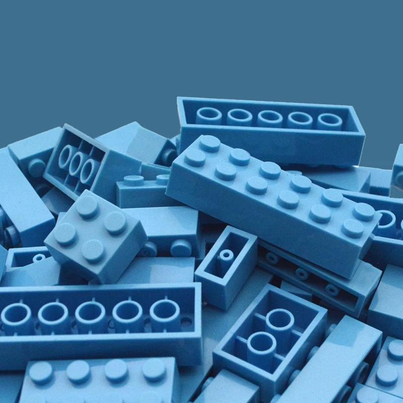 104Pcs Mixed Thick Figure Building Blocks 12 Size 16 Colors MOC Bricks Creative Toys for Children 6-12y