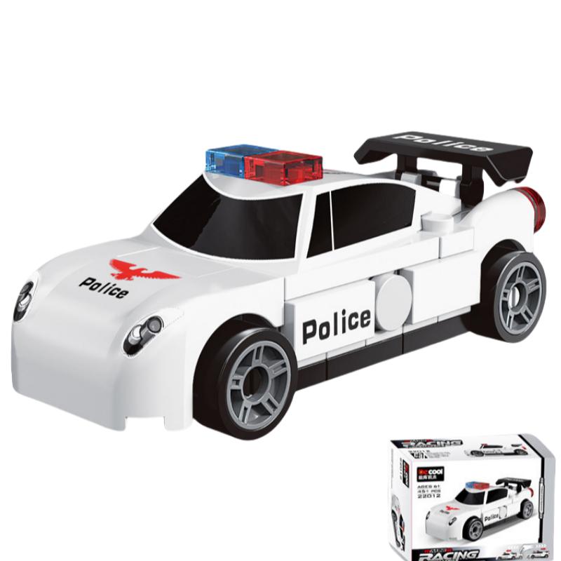 DIY Racing Auto Bus Engineering Fahrzeug Krankenwagen Zurückziehen Modell Bausteine Ziegel Spielzeug Kinder Jungen Kompatibel Mit