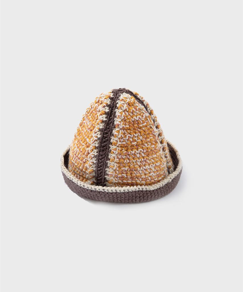 Nikollaseudeilli Hand Crochet Bucket Hat - Yellow / Nicm3Saha019Yl