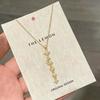 Ins-Style Star & Moon Tassel Necklace: Korean Minimalist Clavicle Chain