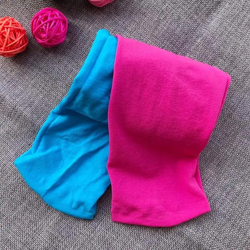Candy Color Mixed Tights for Girls Baby Stretch Trouser Skinny Pants Kids Dance Pantyhose Spring Autumn Courful Fashion Stocking
