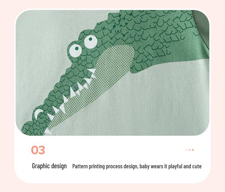 New Arrival Summer Cartoon T-Shirt Set for Boys - European & American Style Children's Clothing