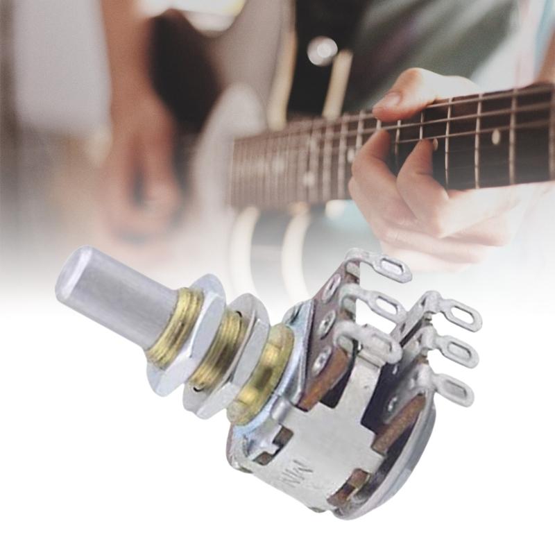 Potenciômetro de Guitarra Potenciômetros de Volume de Som de Guitarra Potenciômetros de Taper Potenciômetros Duplos Empilhados Concêntricos MN250K/MN500K Potenciômetro de Guitarra