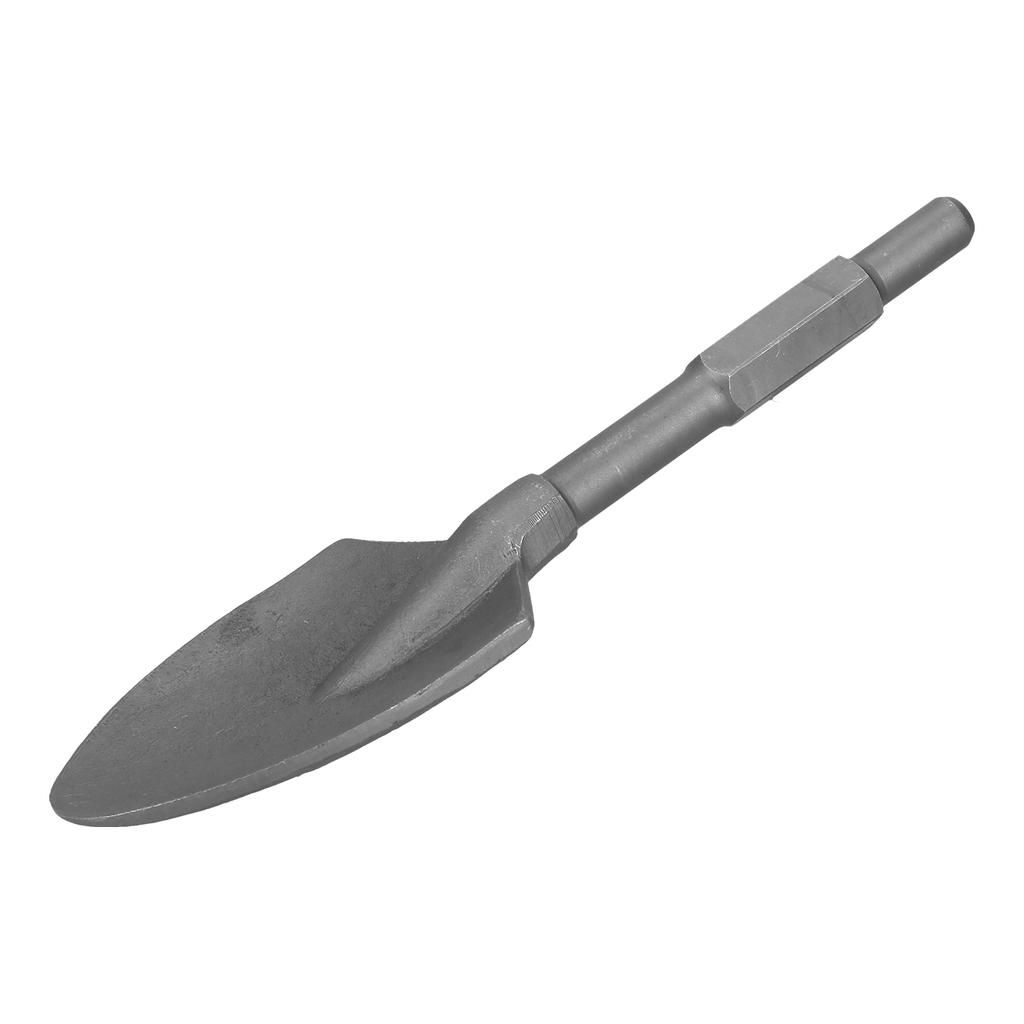 Clay Spade 45CR Steel Scoop Shovel Bit with 1?18in Shank Demolition Hammer Digging Tool