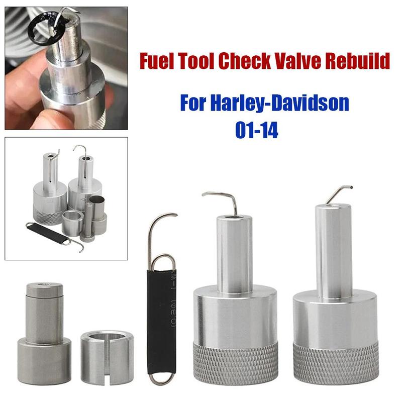 For Models 01-14 Harley Fuel Tools Reconstruction Kit For Fuel Check Valve Replacement MC400 Check Valve Repair Tool Kit