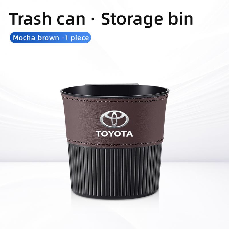 Suitable for Toyota Highlander Car Trash Can Camry Corolla Car Umbrella Storage Box Door Water Cup Holder