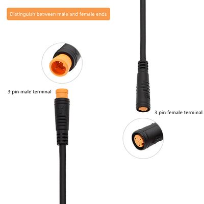 Electric Bike Butt Plug Male To Male/Female To Male Extension Wire For E-Bike Display 3Pin Sensor Thumb Throttle Cables